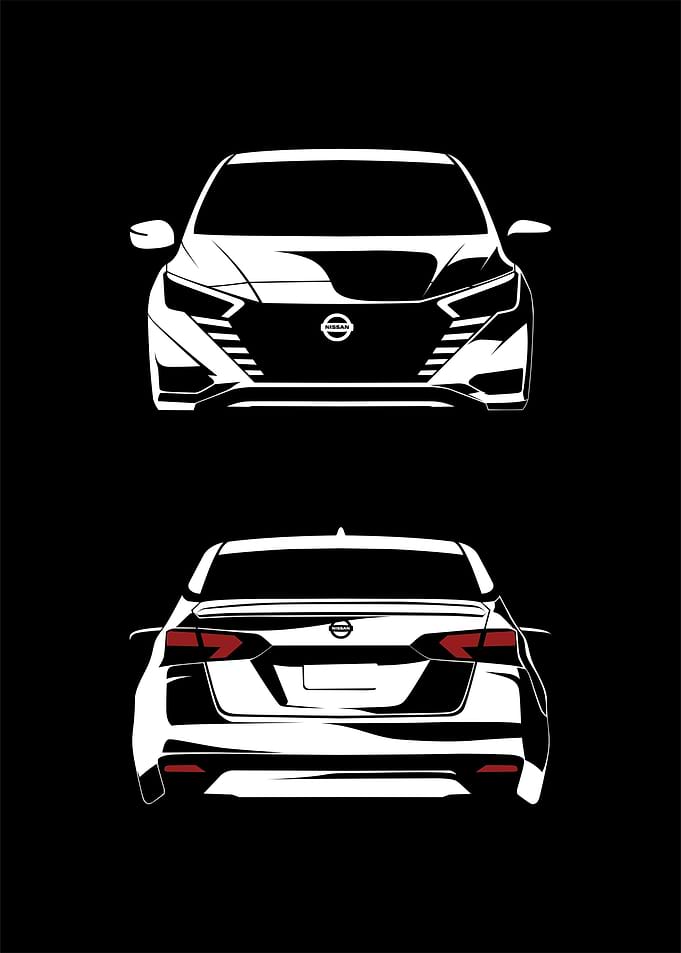 Almera silhouette
