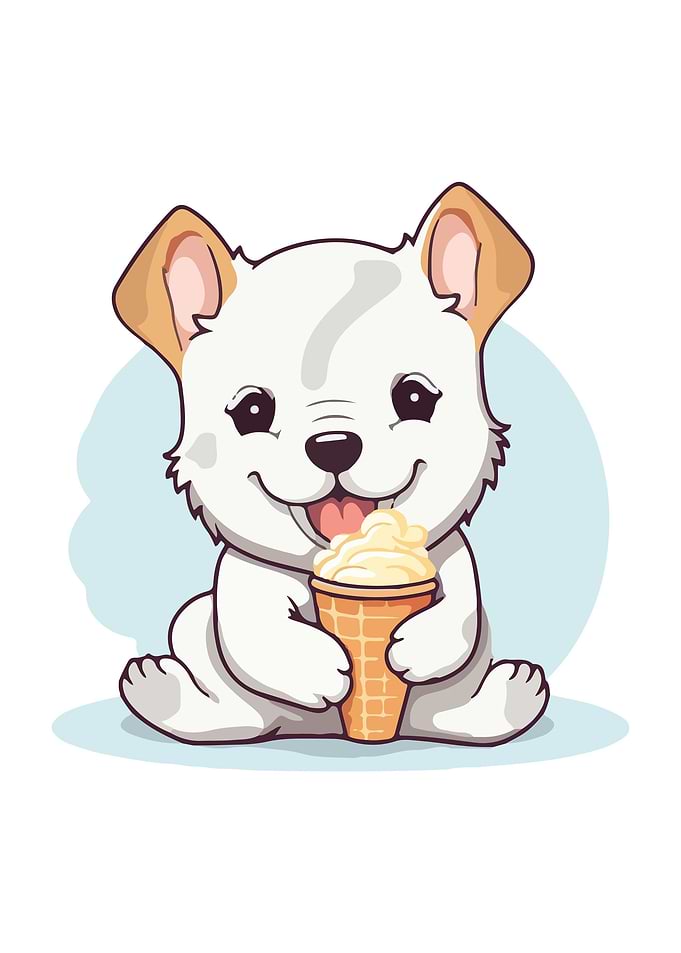 Baby Dog Illustration