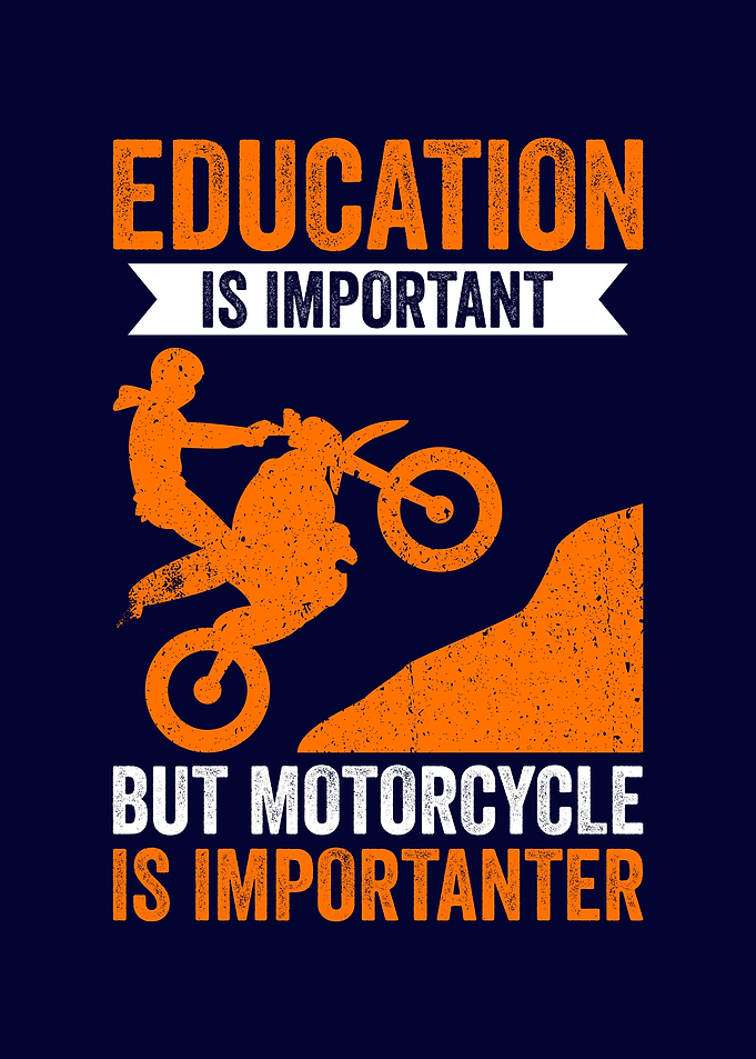 Funny Motorcyclist