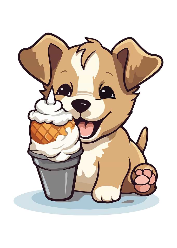 Baby Dog Illustration