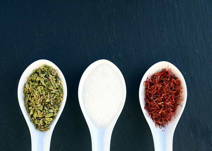 Spice in spoons