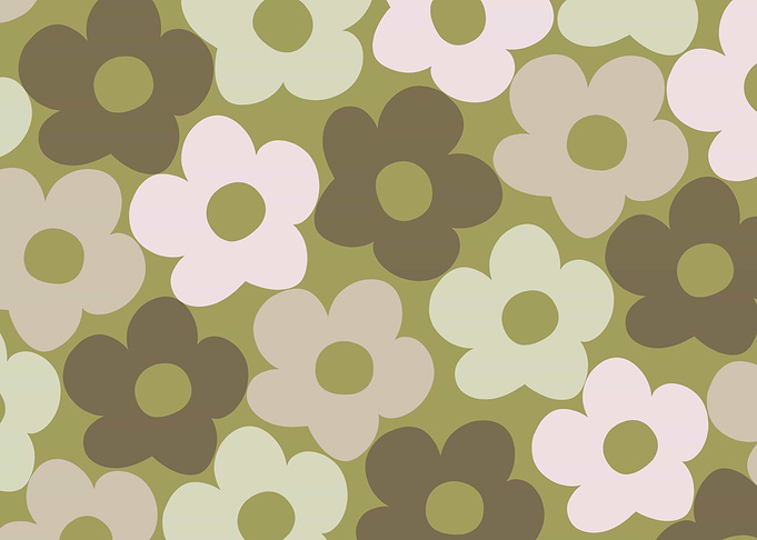 Retro Fall Daisies 1