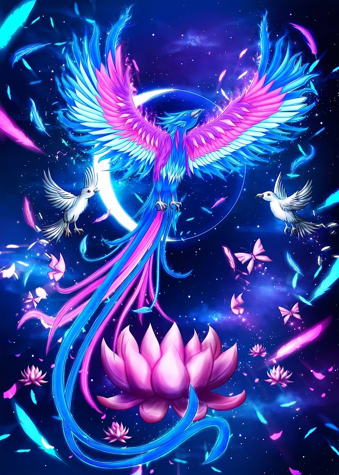 The Lotus Flower Phoenix