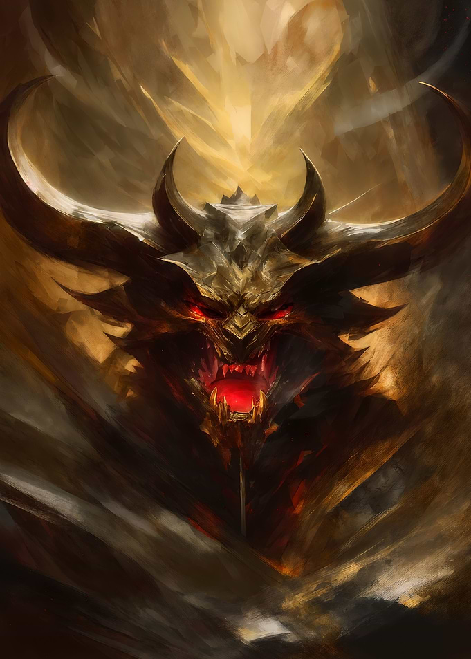Face of the demon
