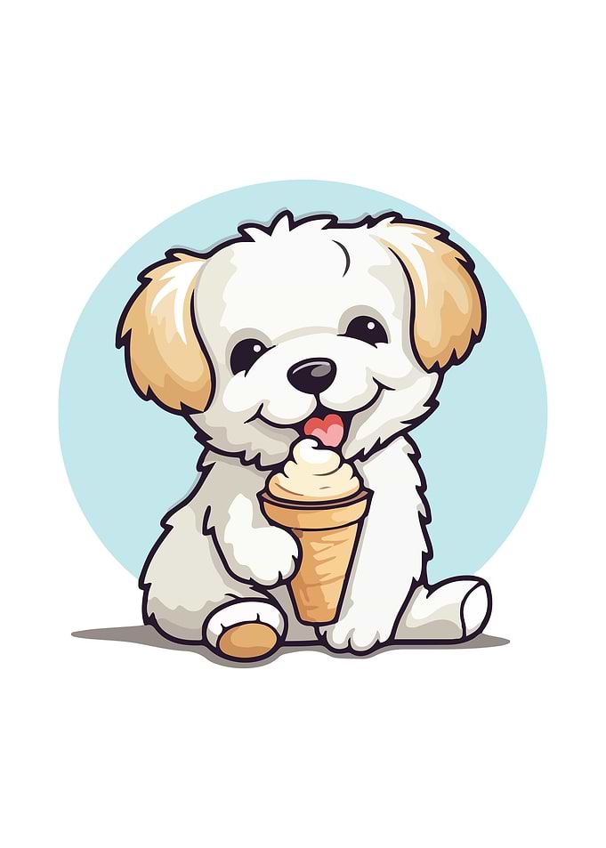 Baby Dog Illustration