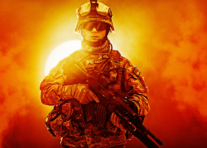 US Paratrooper