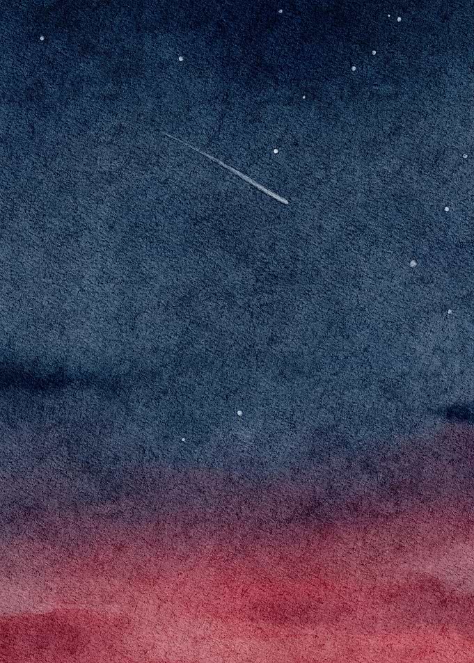 Night Sky Watercolor