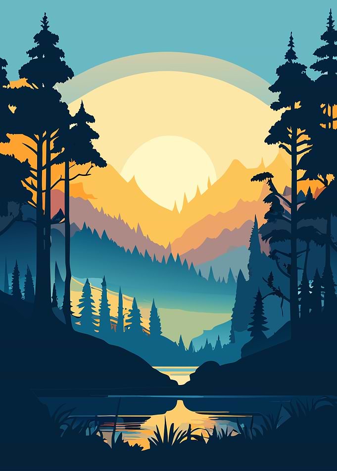 Nature Sunset Landscape
