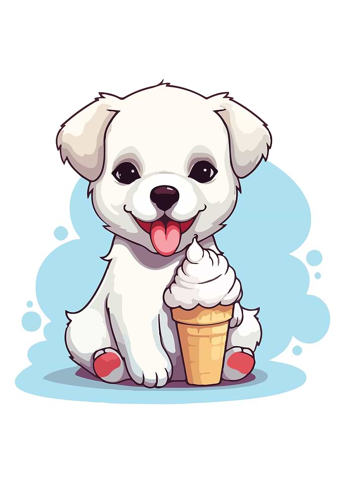 Baby Dog Illustration