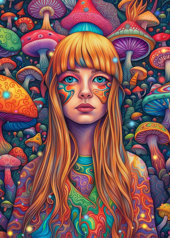 mushroom girl