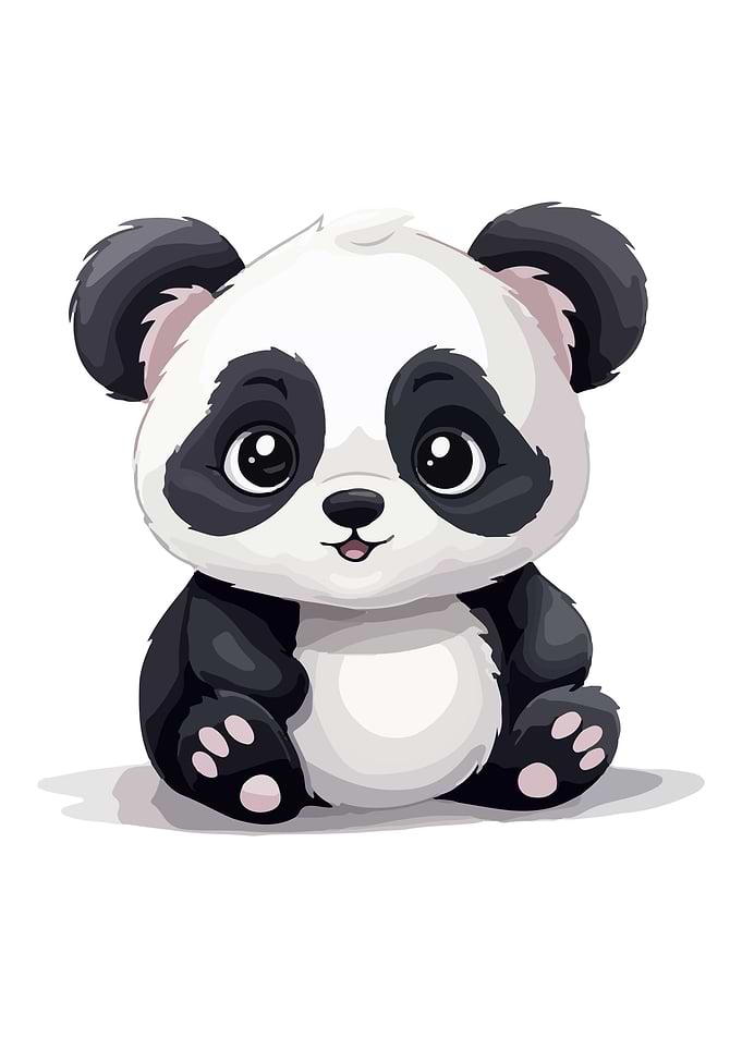 Baby Panda Illustration