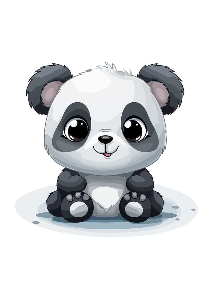 Baby Panda Illustration