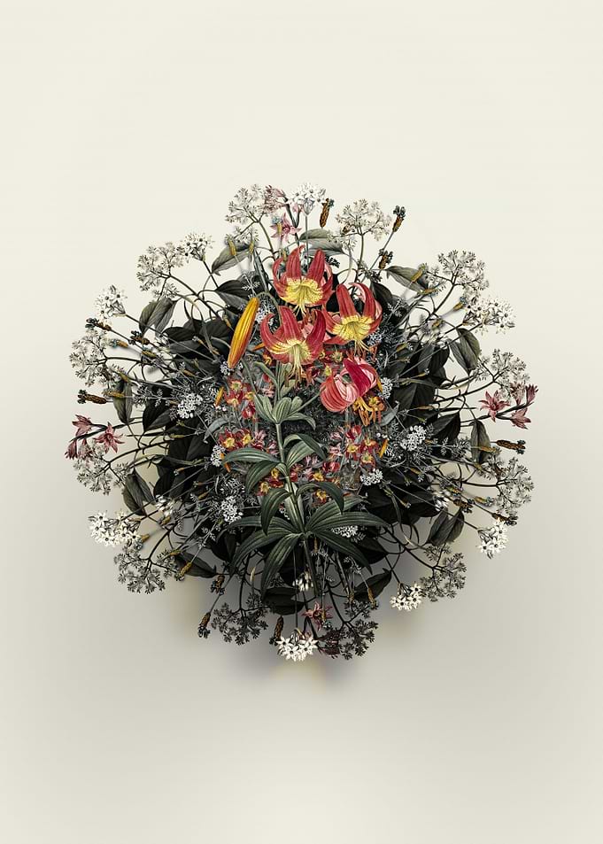 Turban Lily Flower Wreath