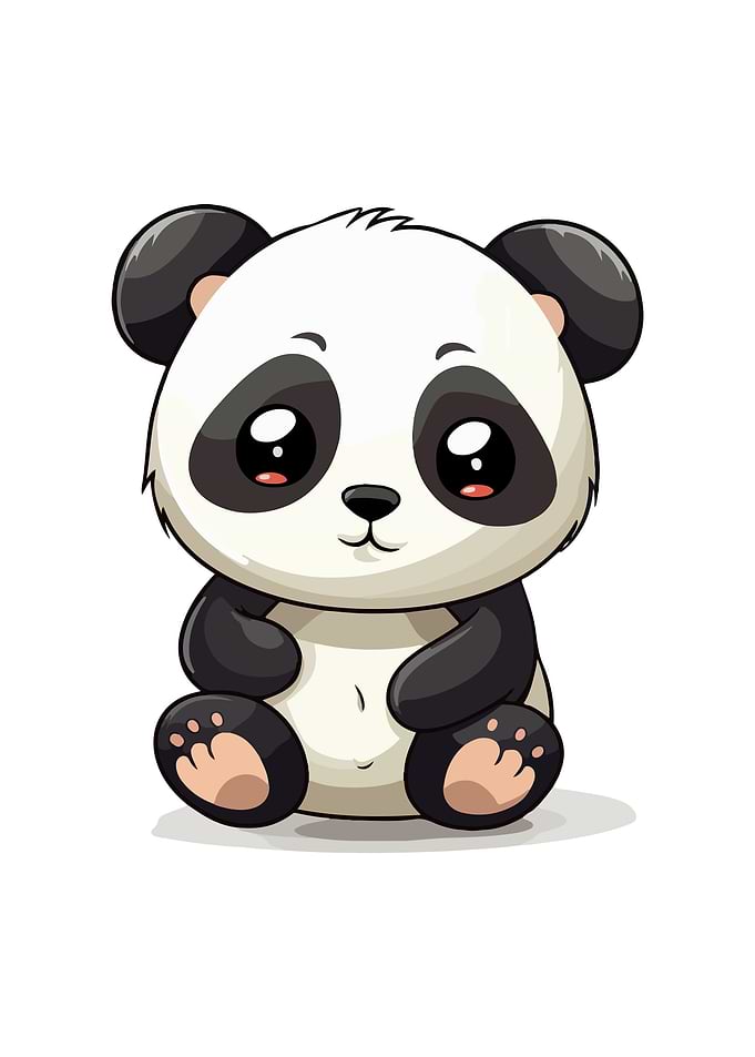 Baby Panda Illustration