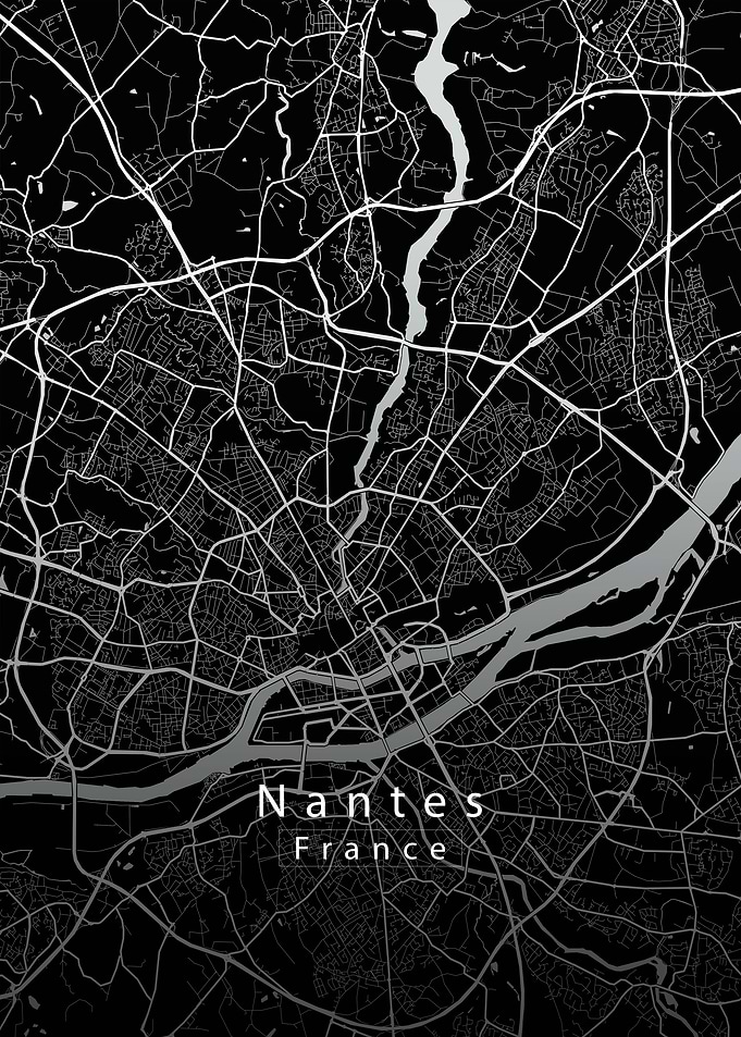 Nantes City Map