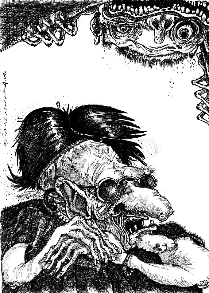 Creature Stalking Witch