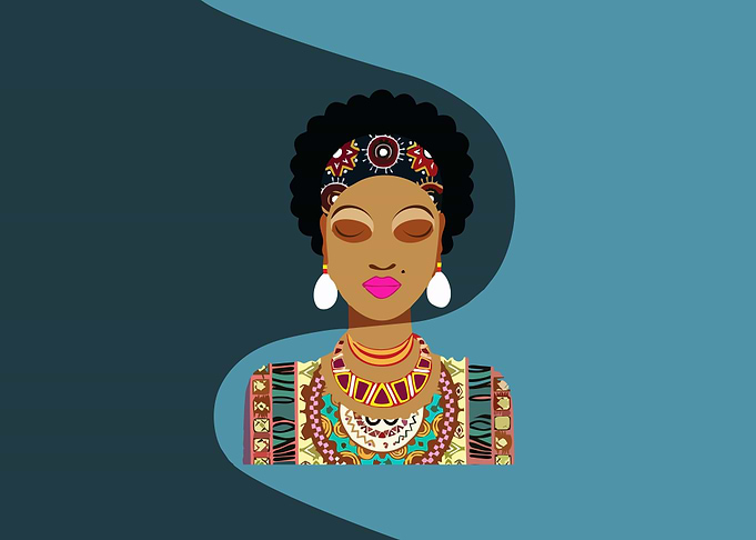 afro girl