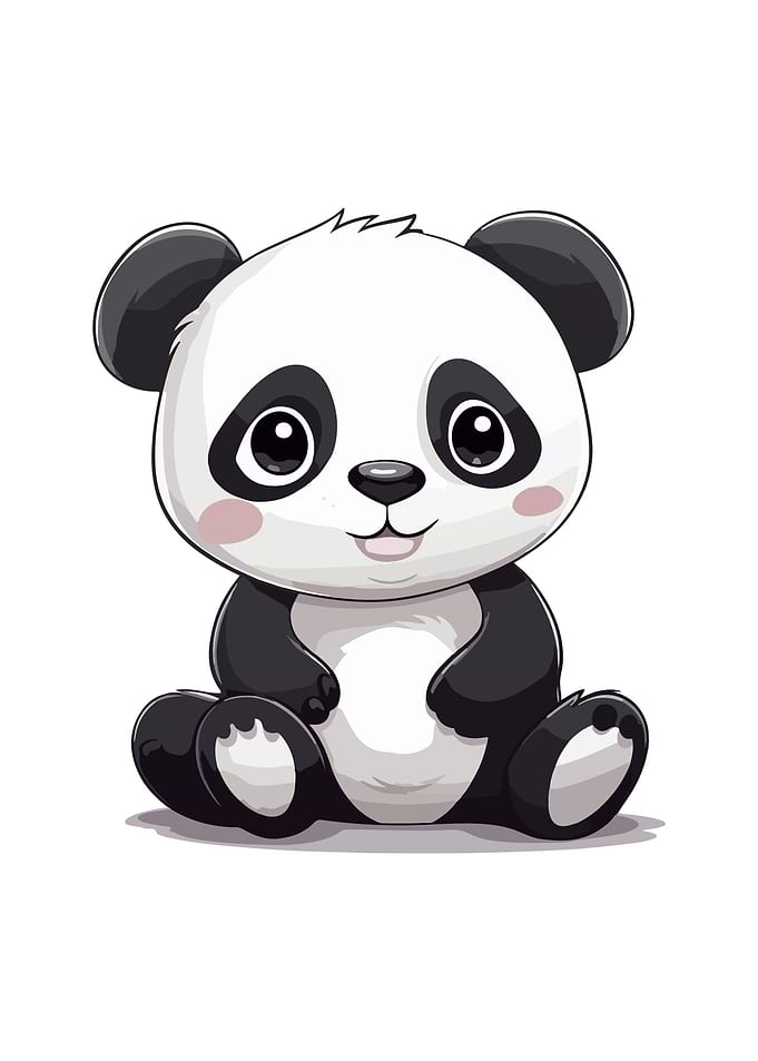Baby Panda Illustration