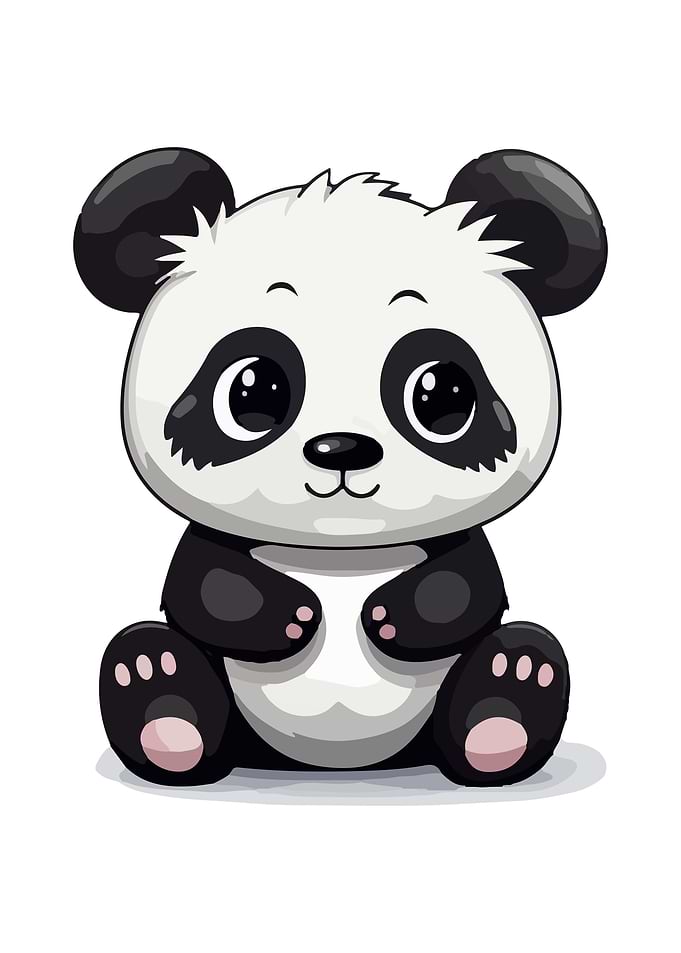 Baby Panda Illustration