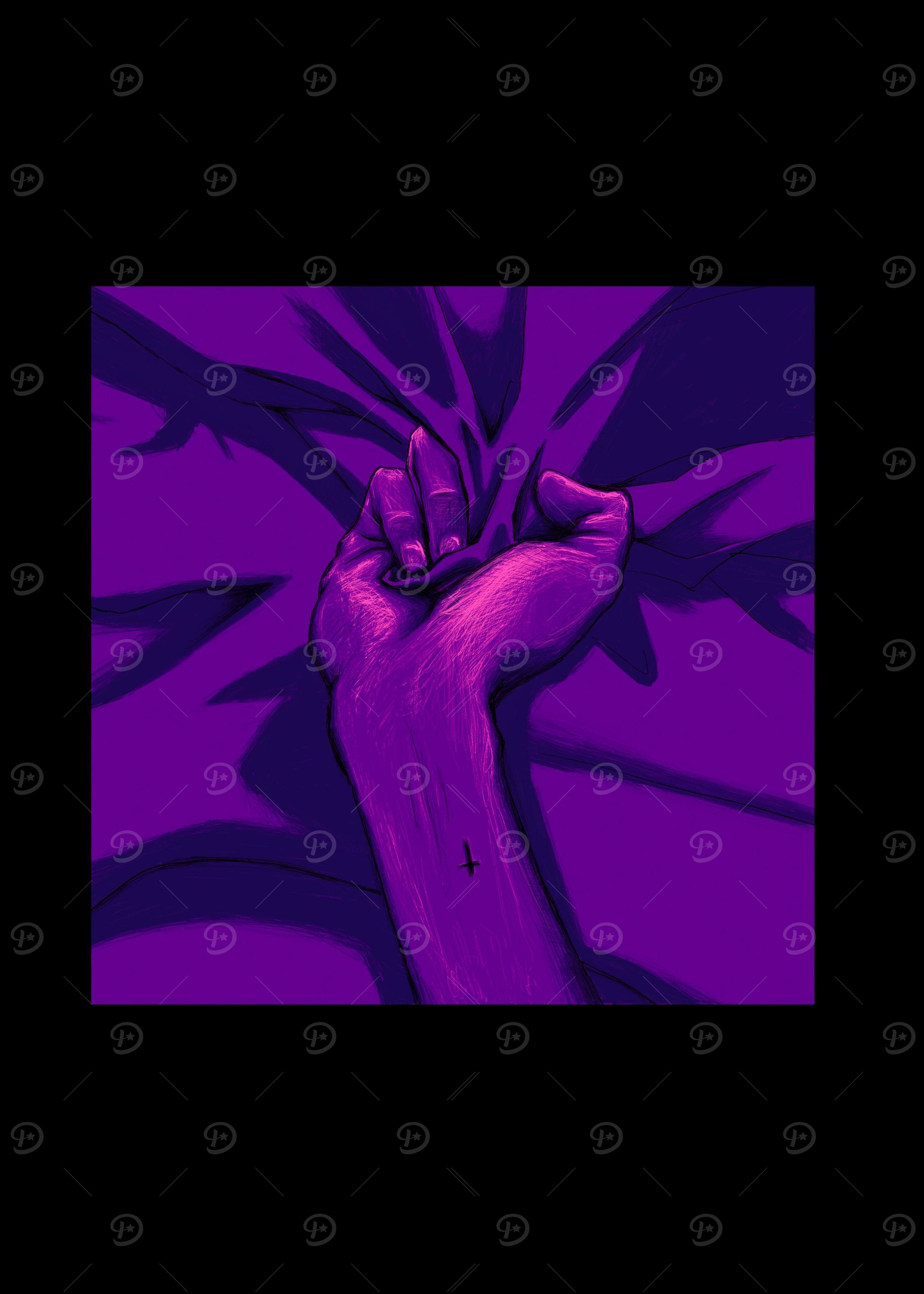 Purple Hand
