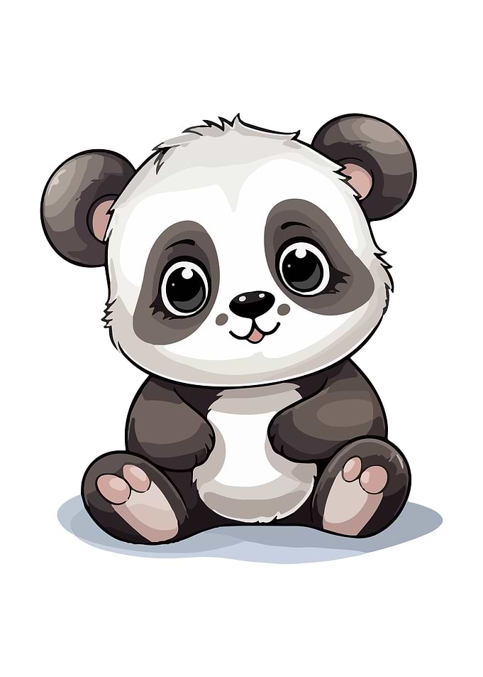 Baby Panda Illustration
