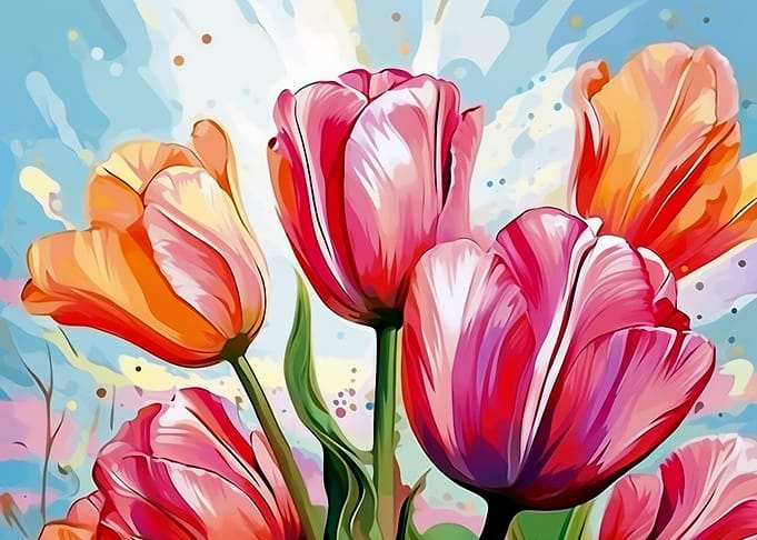 tulips w