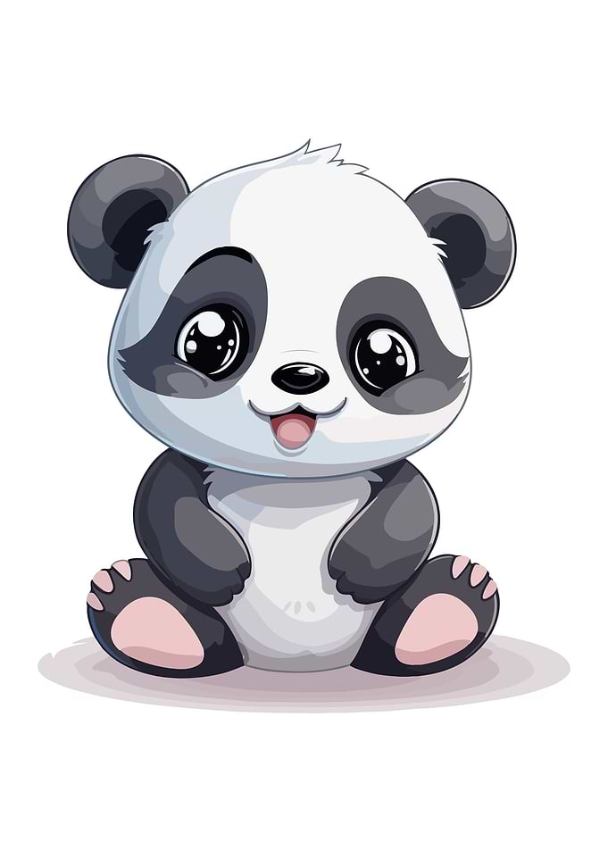Baby Panda Illustration