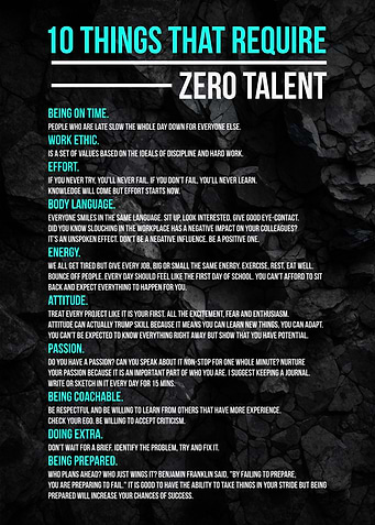 Require Zero Talent