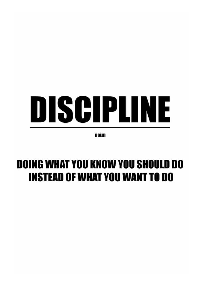 Discipline Definition