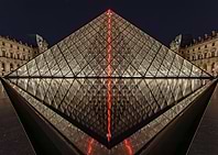 Louvre Museum Paris Night
