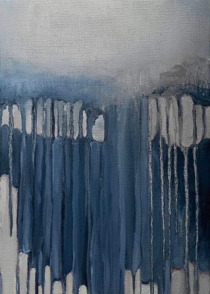 Blue gray abstract