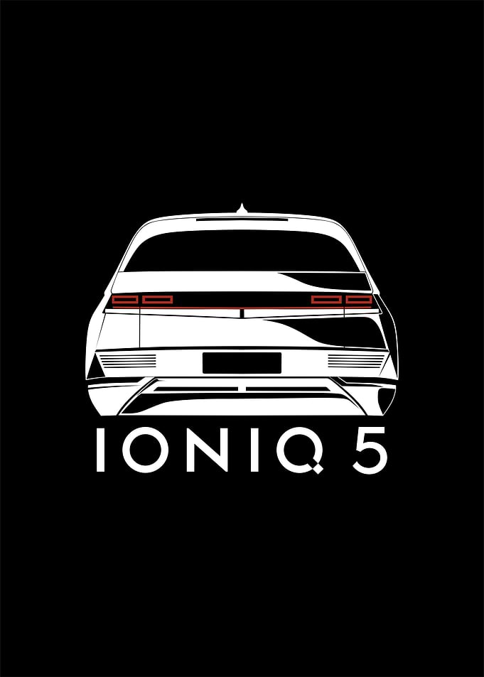 Back view of Ioniq 5