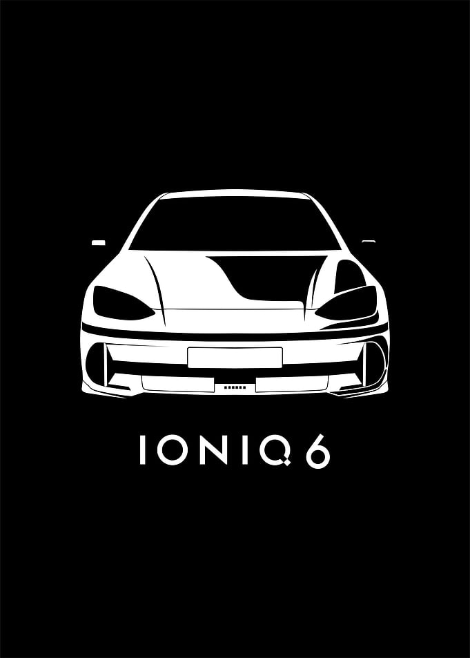 Front view of Ioniq 6