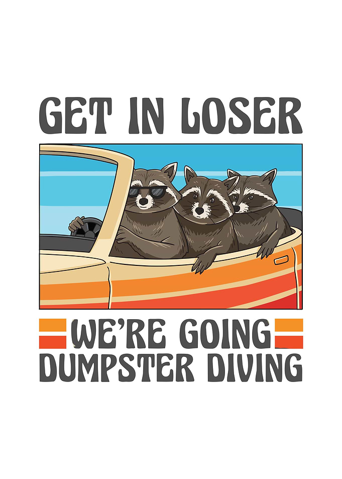 Raccoon Lover Trash
