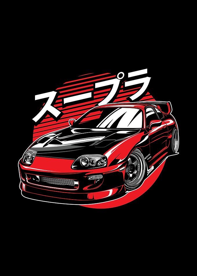 RED Super Racing Car