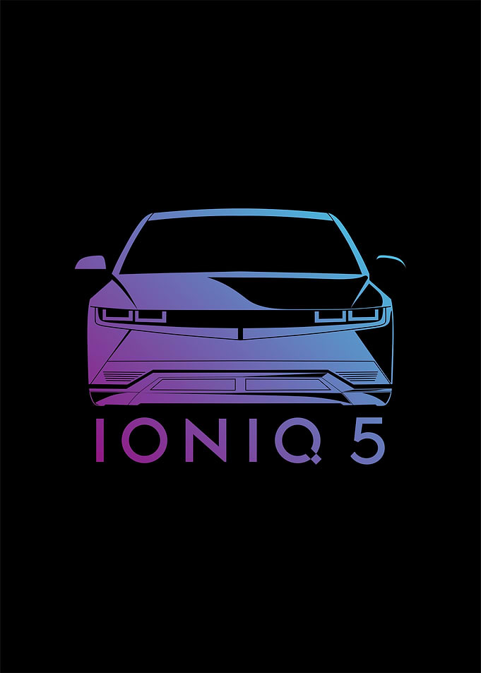 Front view of Ioniq 5