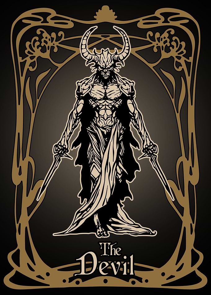 The Devil Tarot card