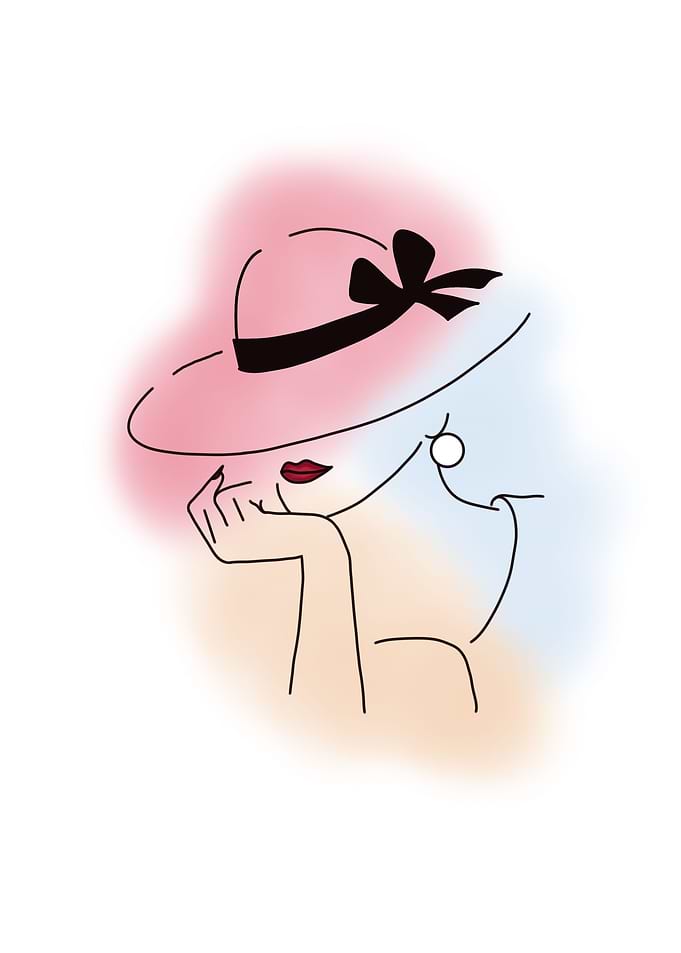 Vintage Hat Lady