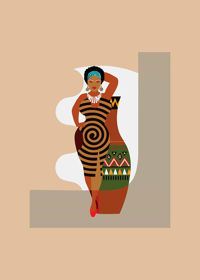 black woman art