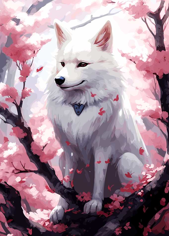wolf cherry blossom