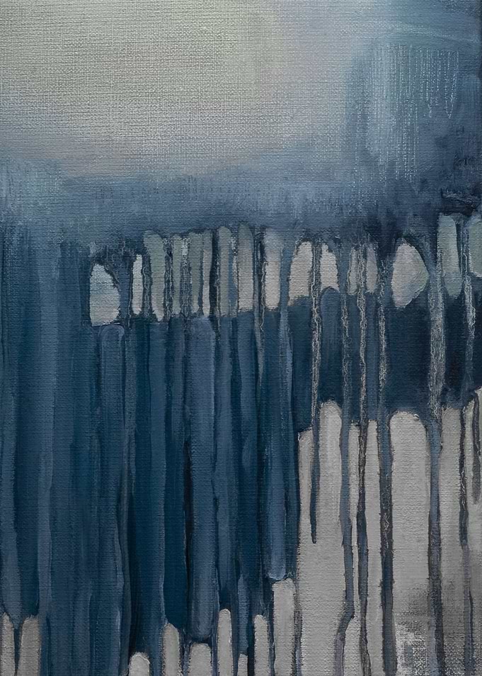 Blue gray abstract