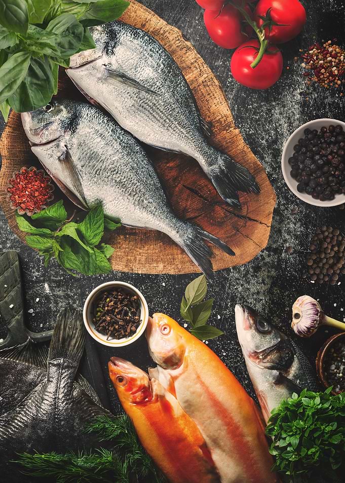 Fish menu deluxe