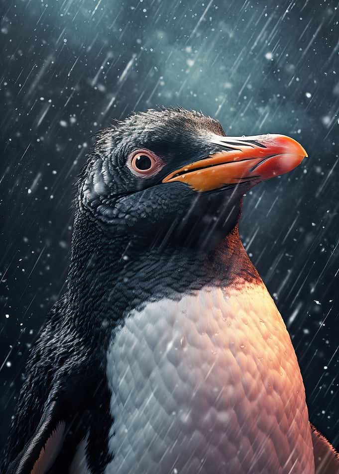 Penguin Rain