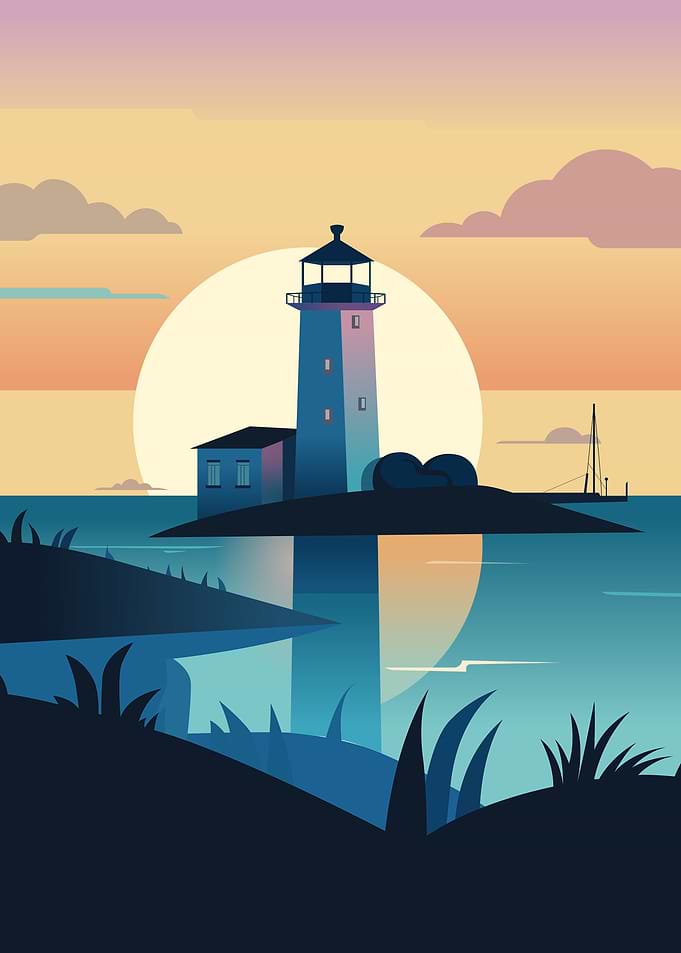 Lighthouse Illustration