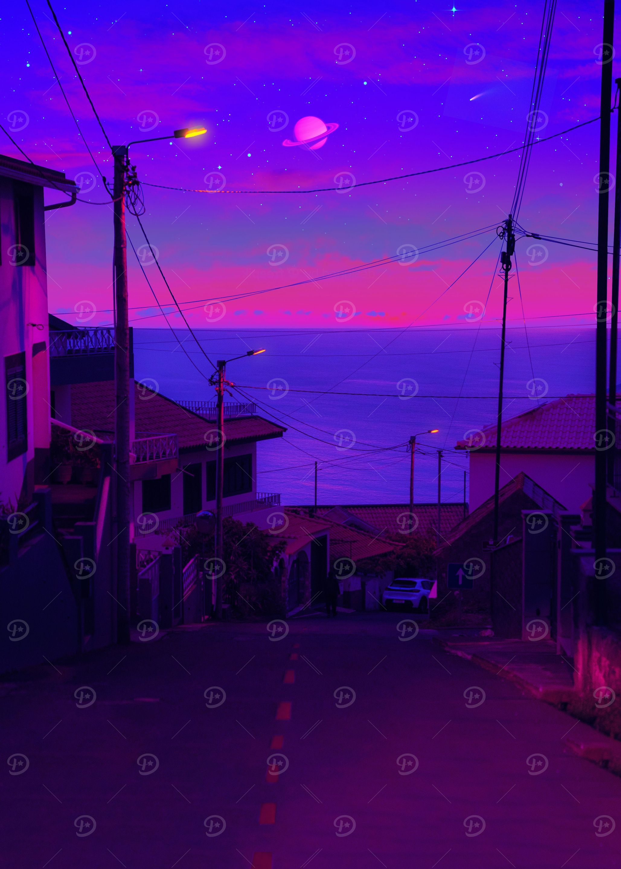 Bluish Sunset