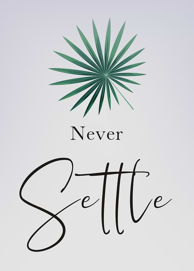 Never Settle