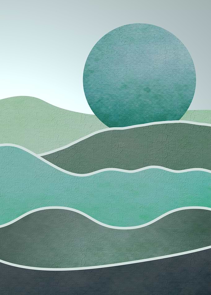 Turquoise World Landscape