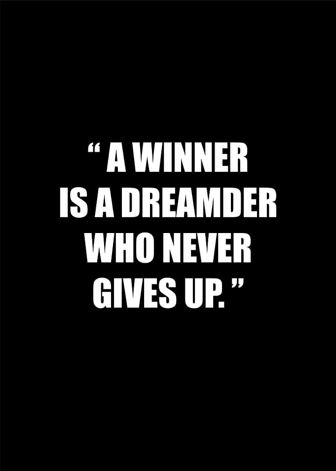 a winner is