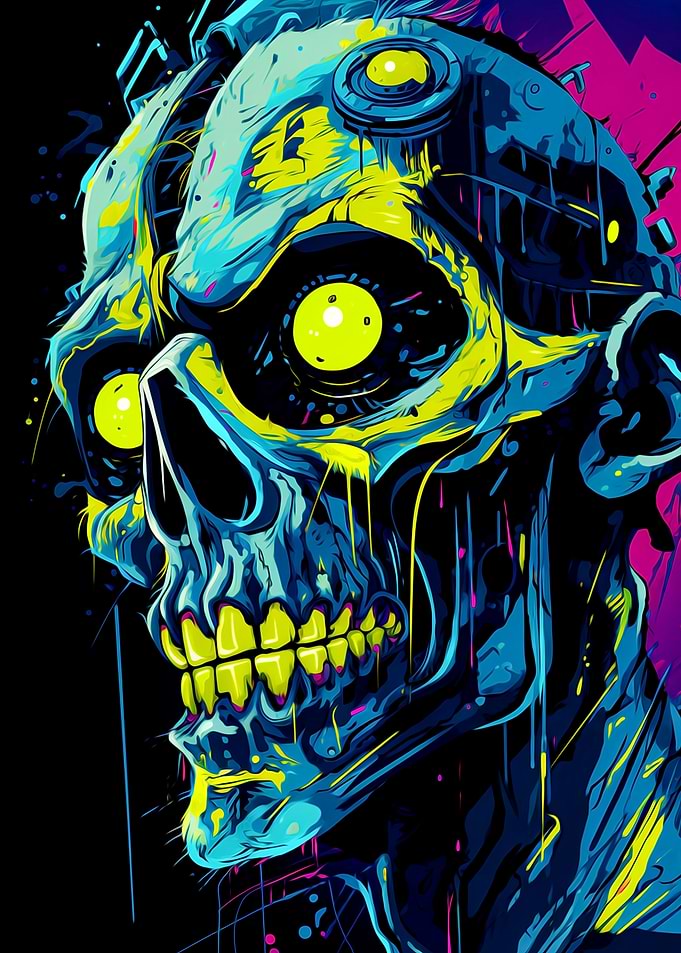 Zombie Skull