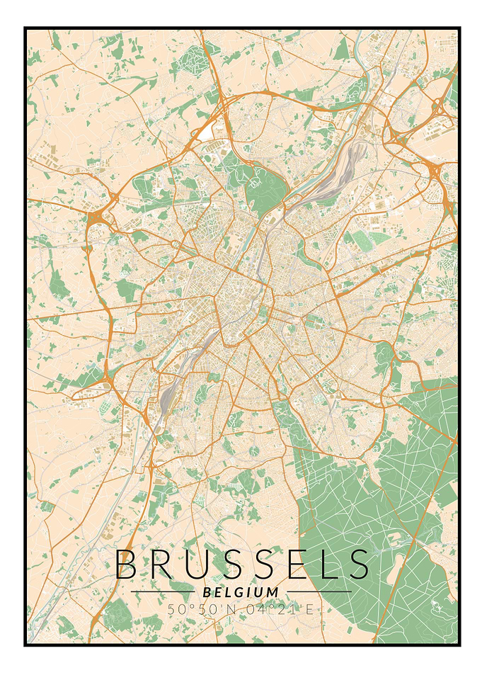 Brussels Map